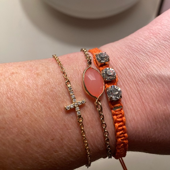 Bracelet Set Cross 3 Piece Set - Picture 2 of 4